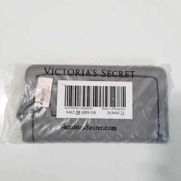 NWT Victoria's Secret The Victoria Wallet Color Gray‎ - Picture 4 of 6